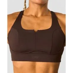 ICANIWILL Stride Sports Bra, Dark Brown -butik med fitnessudstyr 13216 284R ICIW Stride Sports Bra Dark Brown 07 feb23 3