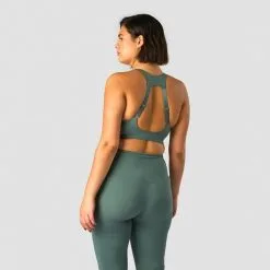 ICANIWILL Stride Sports Bra, Burgundy -butik med fitnessudstyr 13216 286R ICIW Stride Sports Bra Sea Green 04 feb23 2