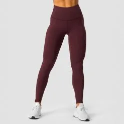 ICANIWILL Stride Tights, Black -butik med fitnessudstyr 13217 006R ICIW Stride Tights Burgundy 01 feb23 1