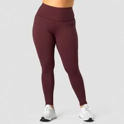ICANIWILL Stride Tights, Black -butik med fitnessudstyr 13217 006R ICIW Stride Tights Burgundy 03 feb23 1
