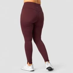 ICANIWILL Stride Tights, Sea Green -butik med fitnessudstyr 13217 006R ICIW Stride Tights Burgundy 04 feb23 2