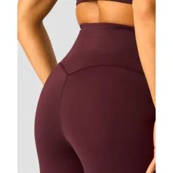 ICANIWILL Stride Tights, Dark Brown -butik med fitnessudstyr 13217 006R ICIW Stride Tights Burgundy 05 feb23