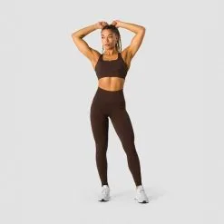 ICANIWILL Stride Tights, Black -butik med fitnessudstyr 13217 284R ICIW Stride Tights Dark Brown 07 feb23 2