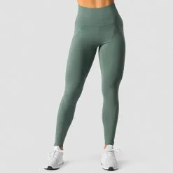 ICANIWILL Stride Tights, Dark Brown -butik med fitnessudstyr 13217 286R ICIW Stride Tights Sea Green 01 feb23