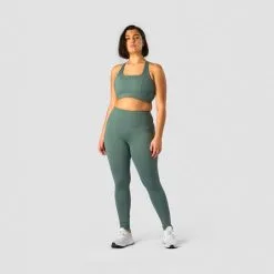 ICANIWILL Stride Tights, Black -butik med fitnessudstyr 13217 286R ICIW Stride Tights Sea Green 07 feb23 1