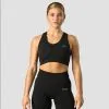 ICANIWILL Rush Seamless Sports Bra, Black