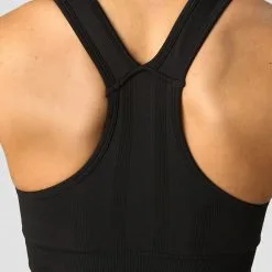 ICANIWILL Rush Seamless Sports Bra, Black -butik med fitnessudstyr 13218 001R ICANIWILL Rush Seamless Sports Bra Black 0223 3
