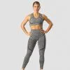 ICANIWILL Rush Seamless Sports Bra, Grey Melange