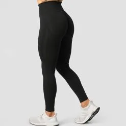 ICANIWILL Rush Seamless Tights, Black -butik med fitnessudstyr 13219 001R