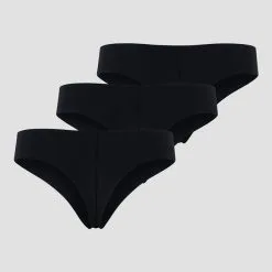 ICANIWILL Soft Thong 3-pack, Black -butik med fitnessudstyr 13226 001R ICANIWILL Soft Thong 3 pack Black 0223 2