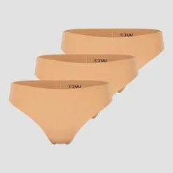 ICANIWILL Soft Thong 3-pack, Almond