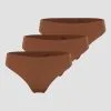 ICANIWILL Soft Thong 3-pack, Cinnamon