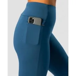 ICANIWILL Charge Pocket Tights Wmn, Teal -butik med fitnessudstyr 13250 137R ICANIWILL Charge Pocket Tights Wmn Teal 04 april23