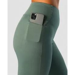 ICANIWILL Charge Pocket Tights Wmn, Sea Green -butik med fitnessudstyr 13250 286R ICANIWILL Charge Pocket Tights Wmn Sea Green 05 april23
