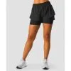 ICANIWILL Charge 2-in-1 Shorts Wmn, Black