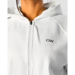 ICANIWILL Charge Hoodie Wmn, White -butik med fitnessudstyr 13255 002R ICANIWILL Charge Hoodie Wmn White 03 april23