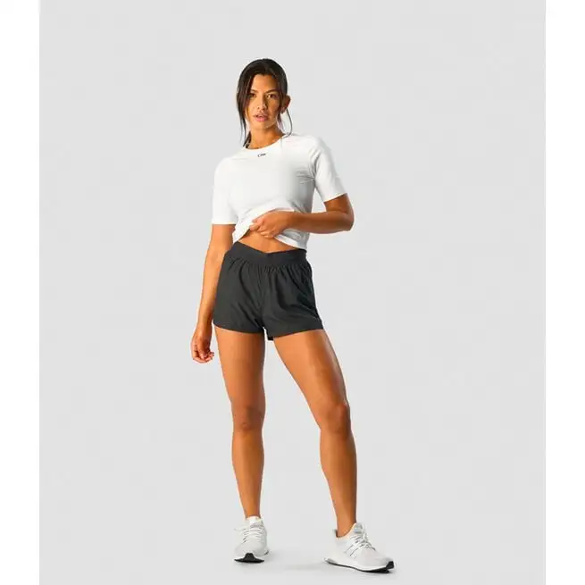 ICANIWILL Charge Cropped Mid Sleeve Wmn, White 4 ICANIWILL Charge Cropped Mid Sleeve Wmn, White - Billede 4