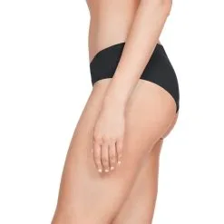 Under Armour Pure Stretch Hipster 3-Pack, Black/Graphite -butik med fitnessudstyr 1325616 001R UA Pure Stretch Hipster 3 Pack Black Graphite 03 0822