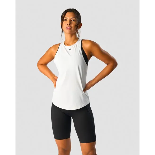 ICANIWILL Charge Tank Top Wmn, White 1 ICANIWILL Charge Tank Top Wmn, White