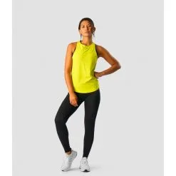ICANIWILL Charge Tank Top Wmn, Acid Yellow -butik med fitnessudstyr 13257 293R ICANIWILL Charge Tank Top Wmn Acid Yellow 05 april23