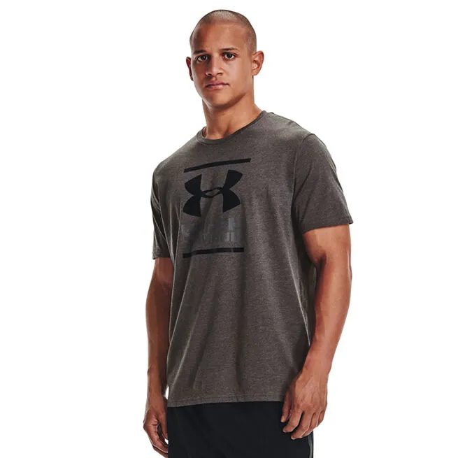 Under Armour UA GL Foundation SS T-shirt, Charcoal Medium Heat 2 Under Armour UA GL Foundation SS T-shirt, Charcoal Medium Heat - Billede 2