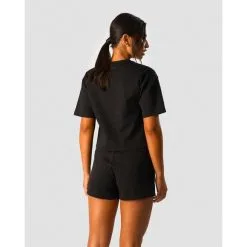 ICANIWILL Revive Heavy Cropped T-Shirt Wmn, Black -butik med fitnessudstyr 13273 001R ICANIWILL Revive Heavy Cropped T Shirt Wmn Black 02 maj23 1