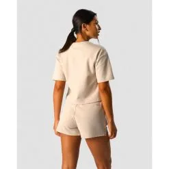 ICANIWILL Revive Heavy Cropped T-Shirt Wmn, Black -butik med fitnessudstyr 13273 164R ICANIWILL Revive Heavy Cropped T Shirt Wmn Beige 02 maj23