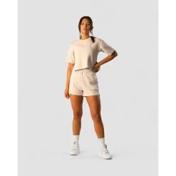 ICANIWILL Revive Heavy Cropped T-Shirt Wmn, Black -butik med fitnessudstyr 13273 164R ICANIWILL Revive Heavy Cropped T Shirt Wmn Beige 05 maj23