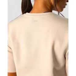 ICANIWILL Revive Heavy Cropped T-Shirt Wmn, Black -butik med fitnessudstyr 13273 164R ICANIWILL Revive Heavy Cropped T Shirt Wmn Beige 06 maj23
