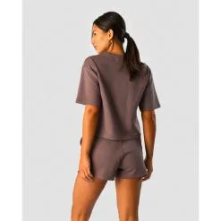 ICANIWILL Revive Heavy Cropped T-Shirt Wmn, Black -butik med fitnessudstyr 13273 280R ICANIWILL Revive Heavy Cropped T Shirt Wmn Dusty Brown 02 maj23