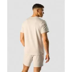 ICANIWILL Revive Heavy T-shirt Men, Beige -butik med fitnessudstyr 13281 164R ICANIWILL Revive Heavy T shirt Men Beige 02 maj23 1