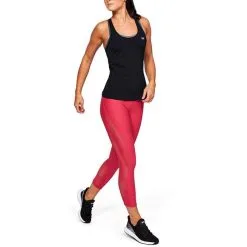 Under Armour UA HG Armour Racer Tank, Black -butik med fitnessudstyr 1328962 001r under armour ua hg armour racer tank black 2 1