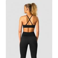 ICANIWILL Signature Seamless Sports Bra, Black -butik med fitnessudstyr 13294 001R ICANIWILL Signature Seamless Sports Bra Black 02 maj23