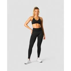 ICANIWILL Signature Seamless Sports Bra, Black -butik med fitnessudstyr 13294 001R ICANIWILL Signature Seamless Sports Bra Black 05 maj23