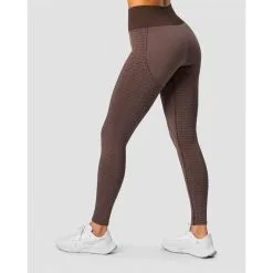 ICANIWILL Signature Seamless Tights, Dark Brown 6 ICANIWILL Signature Seamless Tights, Dark Brown -butik med fitnessudstyr 13296 284R ICANIWILL Signature Seamless Tights Dark Brown 02 maj23
