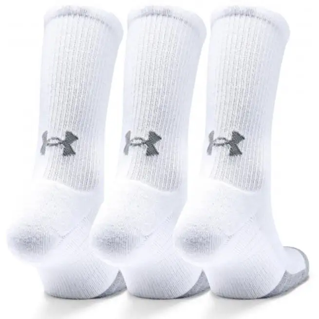 Under Armour UA Heatgear Crew 3-pack Socks, Black 6 Under Armour UA Heatgear Crew 3-pack Socks, Black - Billede 6
