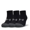 Under Armour UA Heatgear Low Cut 3-pack Socks, Black/Steel