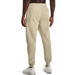 Under Armour UA Rival Fleece Joggers, Khaki Base -butik med fitnessudstyr 1357128 290R UnderArmour UA Rival FleeceJoggers Khaki Base 0123 3