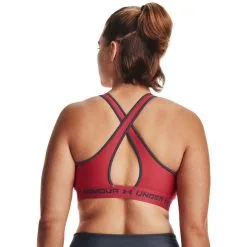 Under Armour UA Crossback Mid Bra, After Burn -butik med fitnessudstyr 1361034 877 Under20Armour Crossback Mid Bra After Burn BC