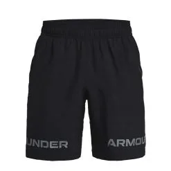 Under Armour UA Woven Graphic WM Short, Black -butik med fitnessudstyr 1361433 001R Under Armour UA Woven Graphic WM Short Black 05 0221