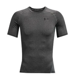 Under Armour UA HG Armour Comp SS, Carbon Heather -butik med fitnessudstyr 1361518 090R Under Armour UA HG Armour Comp SS Carbon Heather 01 jan21 1