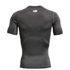 Under Armour UA HG Armour Comp SS, Black -butik med fitnessudstyr 1361518 090R Under Armour UA HG Armour Comp SS Carbon Heather 02 jan21