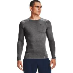 Under Armour UA HG Armour Comp LS, Carbon Heather