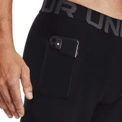 Under Armour UA HG Armour Leggings, Carbon Heather -butik med fitnessudstyr 1361586 001R Under Armour HG Armour Leggings Black 03 0121 2