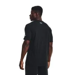 UA Project Rock Brahma Bull SS Ivory -butik med fitnessudstyr 1361733 003R UA Project Rock Brahma Bull SS Black 02 jan23