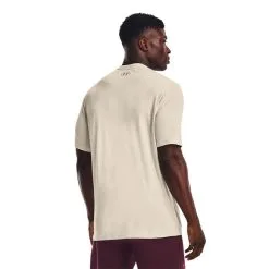 UA Project Rock Brahma Bull SS, Summit White/Deco Rose -butik med fitnessudstyr 1361733 110R UA Project Rock Brahma Bull SS Summit White Deco Rose 02 0922