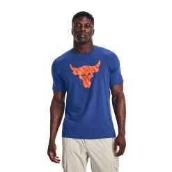 UA Project Rock Brahma Bull SS Ivory -butik med fitnessudstyr 1361733 471R UA Project Rock Brahma Bull SS Blue Mirage 01 jan23