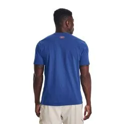 UA Project Rock Brahma Bull SS Ivory -butik med fitnessudstyr 1361733 471R UA Project Rock Brahma Bull SS Blue Mirage 02 jan23