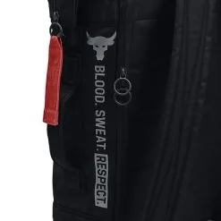 UA Project Rock Box Duffle Backpack, Black/Pitch Gray -butik med fitnessudstyr 1364189 UA Project Rock BoxDuffleBackpack Black PitchGray 5 1