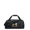 Under Armour UA Undeniable 5.0 Duffle Medium, Black Heather/Black/Metallic Gold